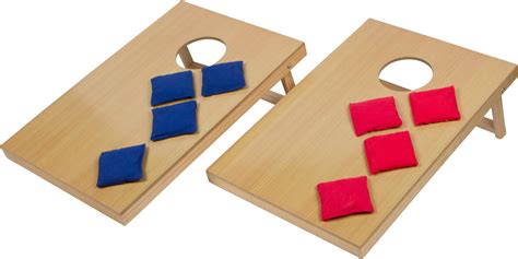 16 Pine Tabletop Bean Bag Toss Game By Trademark Innovations