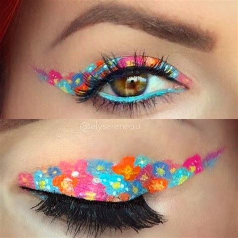 Let Flower Eyeliner Be Your Go To Springtime Makeup Trend Aol