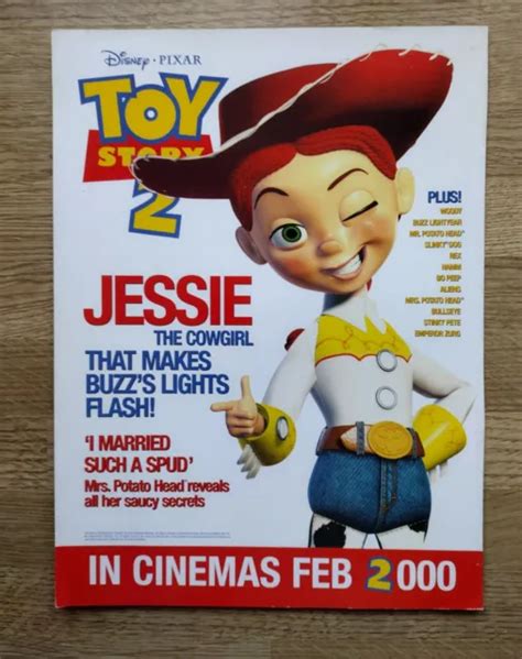 Toy Story 2 Jessie 2000 Film Cinema Poster Advert 28 X 21 Cm Wall
