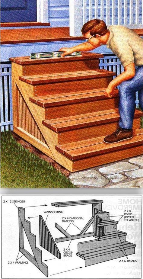 Building Porch Steps Outdoor Plans And Projects