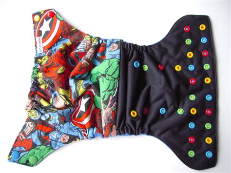 Marvel Avengers AI Cloth Diaper By Dutch Baby Boutique Diaper Creations Cloth Diapers Baby