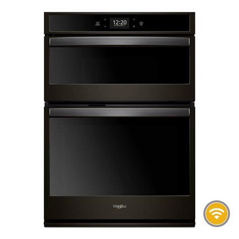 Simplifies cleanup with the bake element. Whirlpool 30 in. Smart Combination Wall Oven with ...