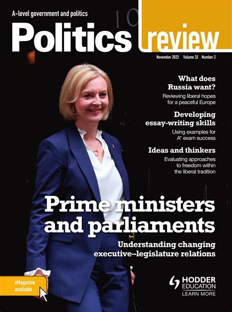 Politics Review Hodder Education Magazines