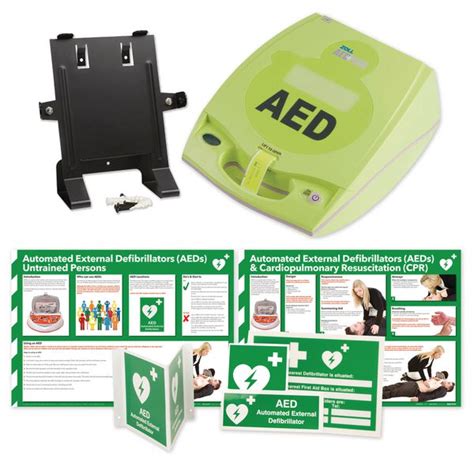 Aed Plus Defibrillator Signage Kits Zoll Safetyshop