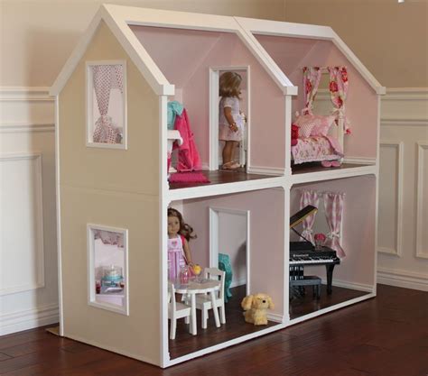 Digital Doll House Plans For American Girl Dolls 4 Rooms Not Actual
