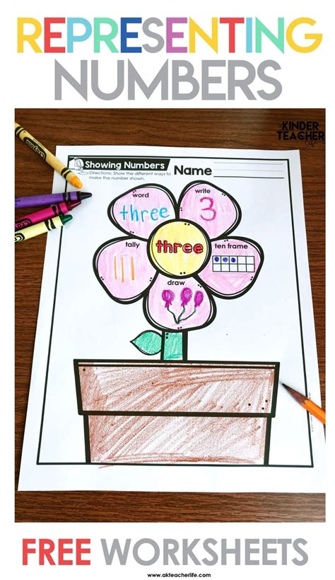 Different Ways to Show a Number 1 -10 Math Flower Power! | Math ...