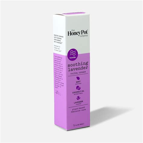 The Honey Pot Herbal Soothing Lavender Vulva Cream