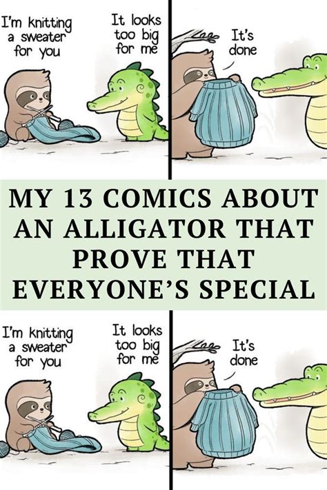 My 13 Comics About An Alligator That Prove That Everyones Special