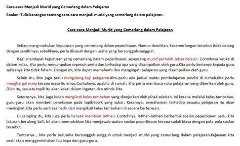 Ia telah dibahagikan kepada dua kategori iaitu bawah darjah tiga dan atas darjah empat. Contoh Soalan Pt3 Bumi Gemilang - Soalan an