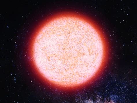 Los Científicos Observan La Explosión De Una Estrella Gigante Roja En