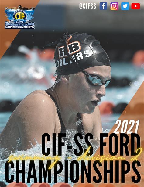2021 Cif Ss Ford Division 2 Swimming Championship Program By Cif