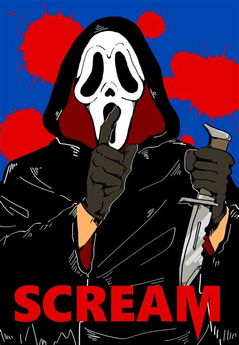 Scream Ghostface Horror Characters Horror Movies Horror Artwork