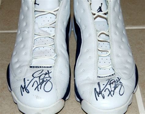 Air Jordan Xiii Michael Finley Autographed Mavs Pe Air Jordans