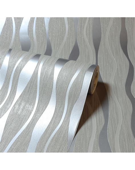 Arthouse Metallic Wave Wallpaper Oxendales