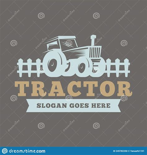 Tractor Logo Design Concept Vector Stock Vector Illustration Of