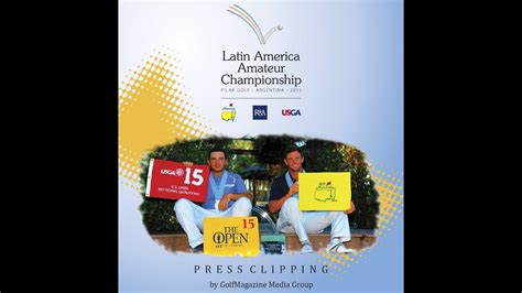 Latin America Amateur Championship 2015 Video Clipping Youtube