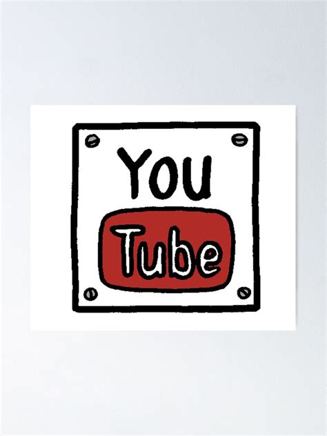 Youtube Box Title Poster By Primefx Redbubble