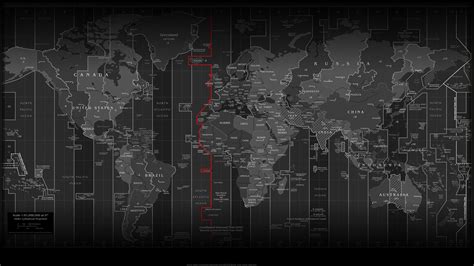 Tactical World Map Wallpaper
