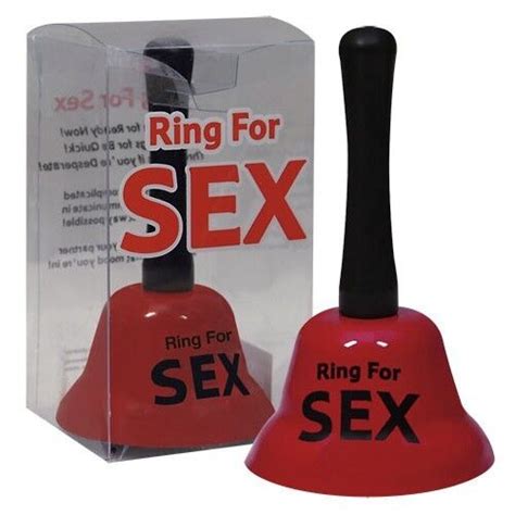 Ring For Sex Bell Novelty Secret Santa T Stocking Filler Present