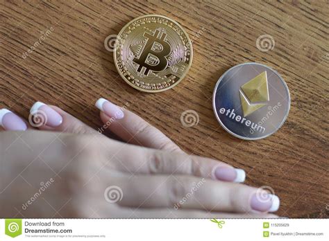 The two leading cryptocurrencies have drastically different use cases and goals, with ethereum itself operating as a decentralized network. Bitcoin Vs Ethereum Chart And Exchange Trading Platform Stock Image - Image of hand, money ...