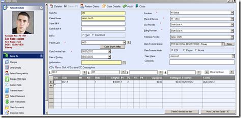 Healthcare It Emr Pms Charge Entry Screen