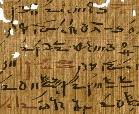 Historia Y Arqueología La Tinta De Los Papiros Egipcios Desvela