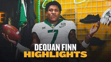 Baylor Football Dequan Finn Highlights National Signing Day 2024 Youtube