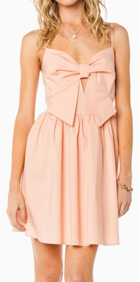 Blush Bow Dress Fashion Cute Fashion Dresses