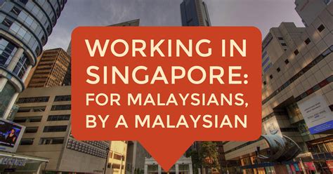 Singapore jobs for malaysians, singapore, singapore. Brutally Honest Post By Malaysian Working In Singapore ...