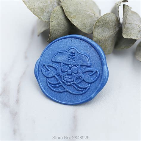 Pirate Wax Seal Stampparty Stampwedding Seal Invitation Seals