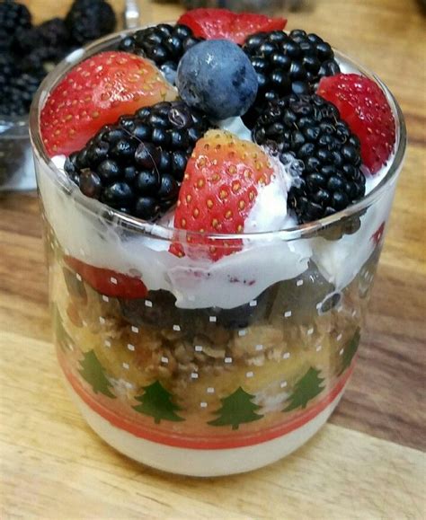 Fruits of the forest cheesecake. Made my first parfait | Food to make, Food, Recipes