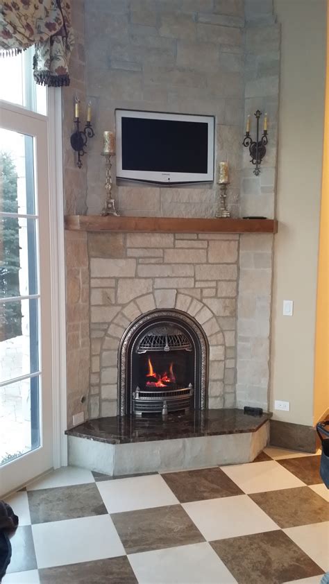 A fire crackling in your fireplace can create a warm, relaxing space you can enjoy all season. Valor 530ILN "Log Fire" Radiant Gas Fireplace and Insert ...