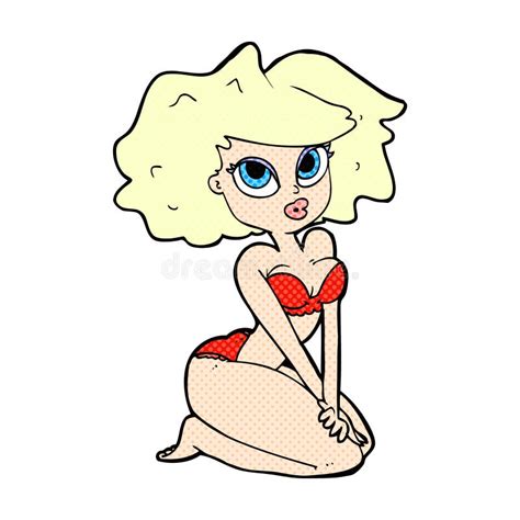 Comic Cartoon Woman Wearing Bikini Stock Illustration Illustration Of My XXX Hot Girl
