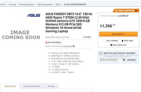 Just Noticed This On Newegg Canada Not Many Good Ryzen Laptops Are