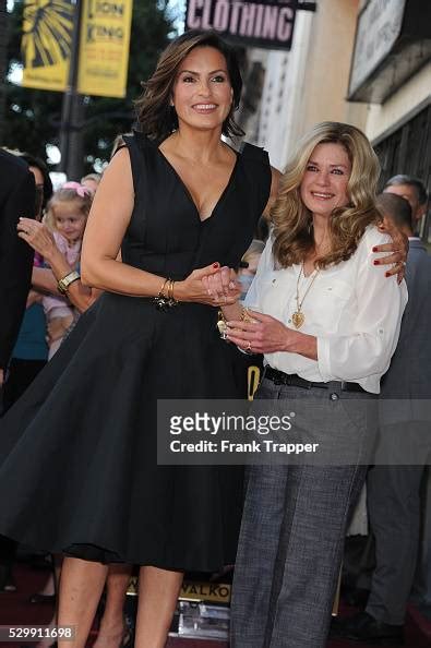Actress Mariska Hargitay And Sister Tina Pose At The Ceremony That
