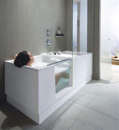 Those with a bath and those without. Shower + Bath | Duravit | Bathroom tub shower, Tub shower ...