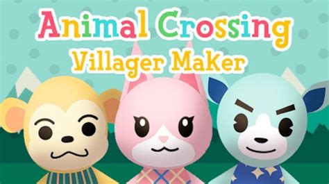Random Design Your Own Animal Crossing Villager With This Online Tool
