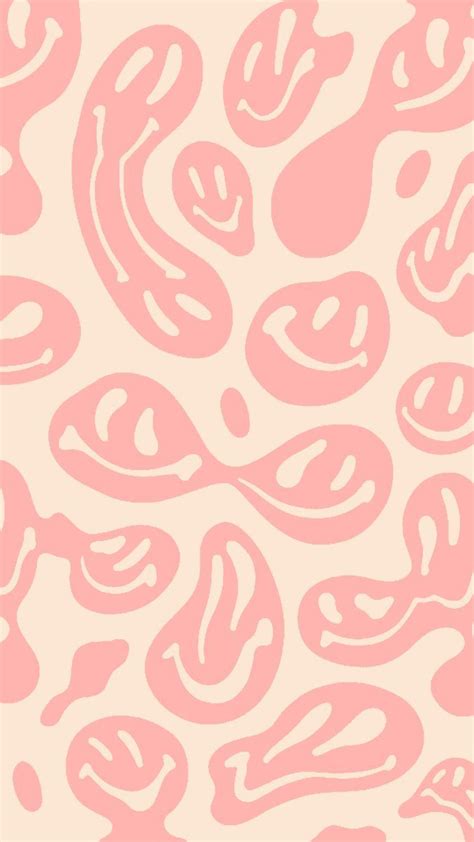 Aesthetic Trippy Melting Smiley Drippy Smiley Face Wallpaper