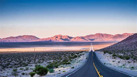 Photography Desert Road Mountains Wallpapers Hd Desktop And Mobile