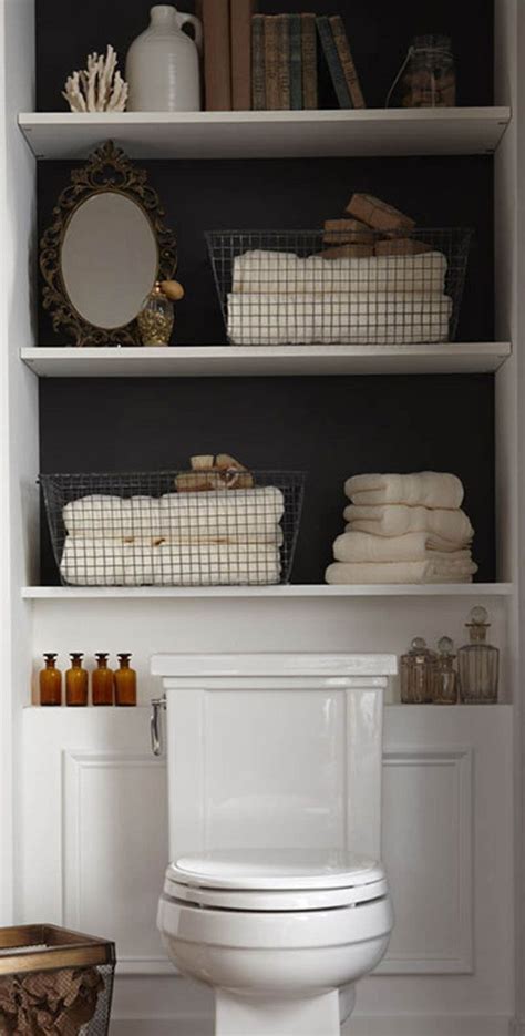 73 practical bathroom storage ideas notwithstanding a small bathroom you have or not, you need some creative storage ideas that suit your interior and the amount of space you own. 67 Best Small Bathroom Storage Ideas: Cheap Creative ...