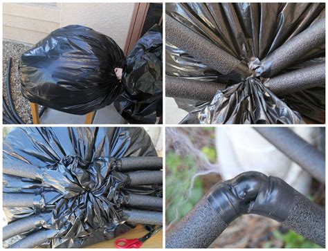 Diy Halloween Yard Decor Giant Spider In Spiderweb