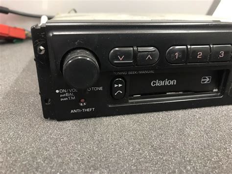 Old Classic Peugeot 205 Etc Clarion Pu 9492a Car Radio Cassette Player