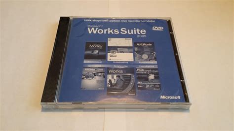 Pc Microsoft Works Suite 2005 Inplastad 408306779 ᐈ Köp På Tradera