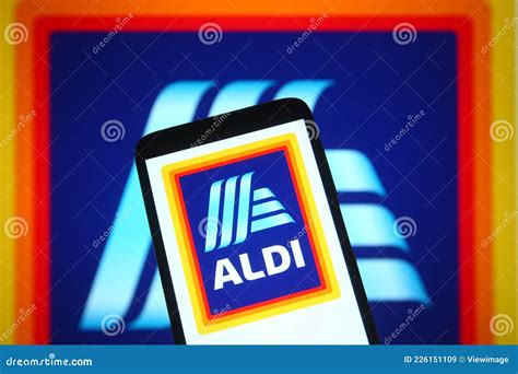 Aldi Logo Editorial Stock Image Image Of Brand Background 226151109