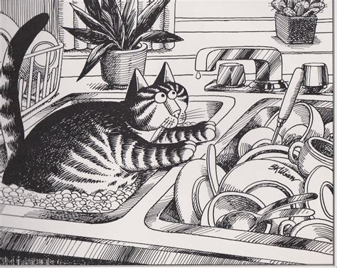 Kliban Cat Print Original Vintage Art Print 58 Curious Cat Etsy