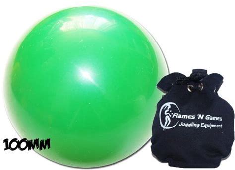 Practice Contact Juggling Ball 100mm Green Learning Juggling How To