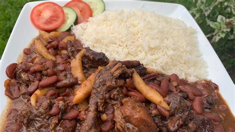 Jamaican Stew Peas With Chicken No Pork Recipe Jamaican Authentic