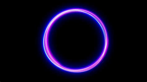 Abstract Neon Circle Fluorescent Light Loop Stock Footage Sbv 334717954