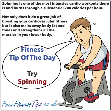 Fitness Tip Of The Day Try Spinning Free Fitness Tips