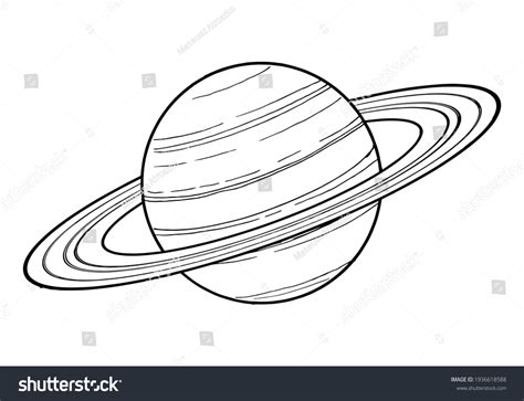 15958 Saturn Drawing Images Stock Photos And Vectors Shutterstock